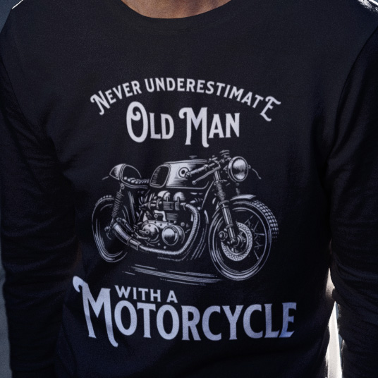 Deine Werbeprofis | Textilbeschriftung Geschenk für einen passionierten Motorbiker